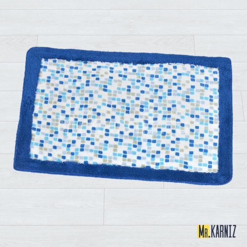 Коврик в ванную Little checks темно-синий Коврик в ванную Little checks темно-синий